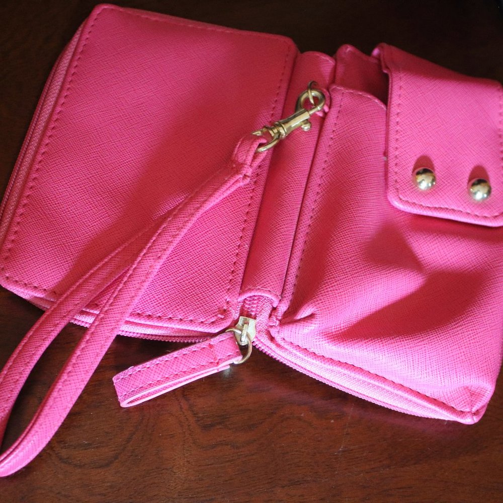 WRISTLET PHONE WALLET (PINK)